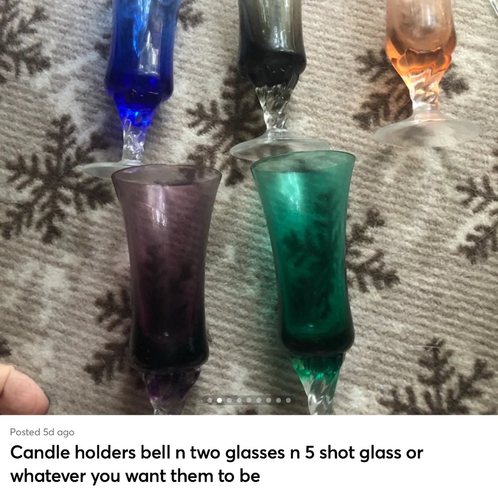 Colorful like shot glasses